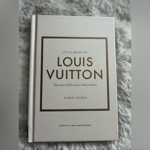 Louis Vuitton hardcover book, brand new, perfect for decor and informative